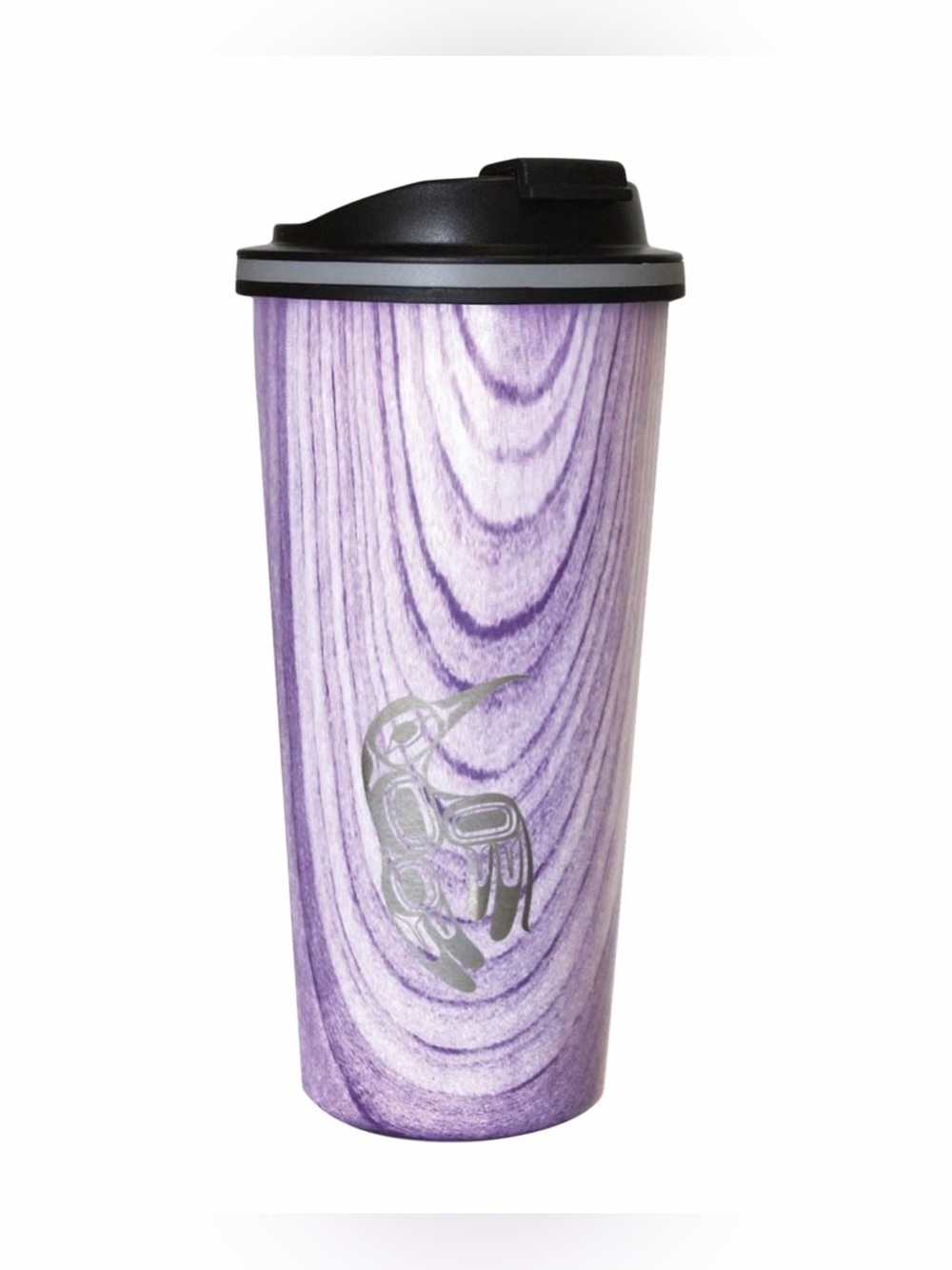 NWT Native Preserve Hummingbird 16oz. Travel Mug by Gordon White, Haida